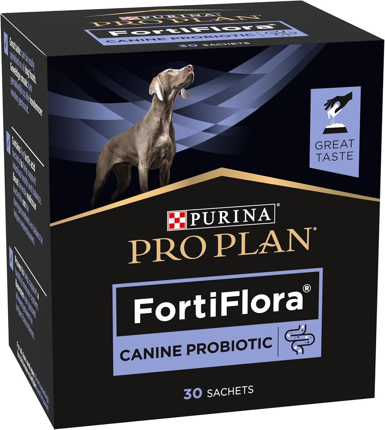 Purina Pro Plan Canine FortiFlora Probiotic Supplement for Dogs - 30 ...